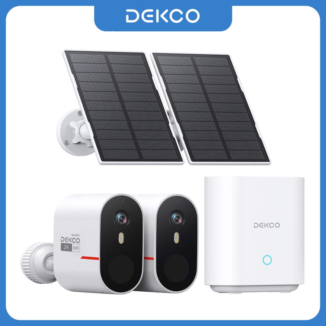 Camera Solar Wireless - Sistema de Câmera Solar WiFi Dekco