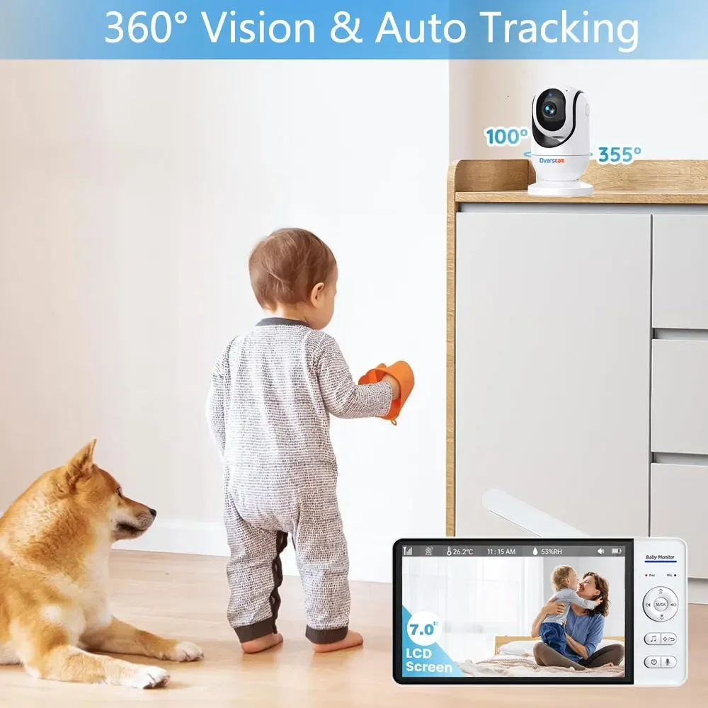 Home Security Uk - 7 Polegada tela de vídeo monitor