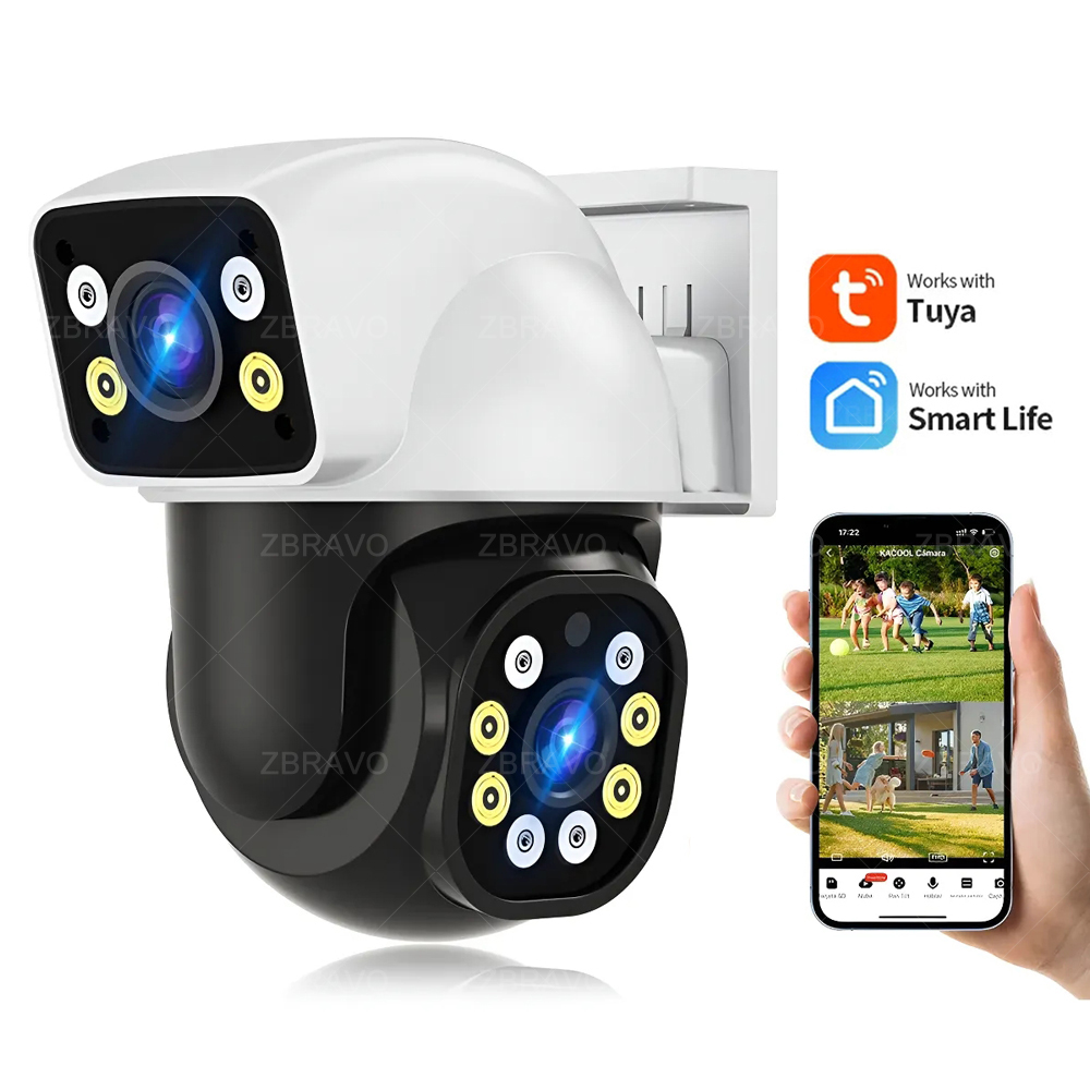 Home Security Devices - Câmera Externa Smartlife 8MP WiFi Tuya