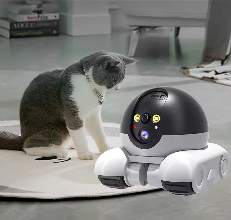 Home Security Robot - Câmera robô sem fio lente dupla