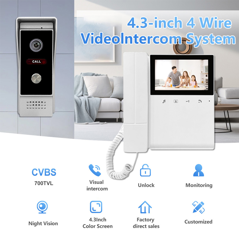 Home Security Uk - Sistema de campainha de intercomunicação de