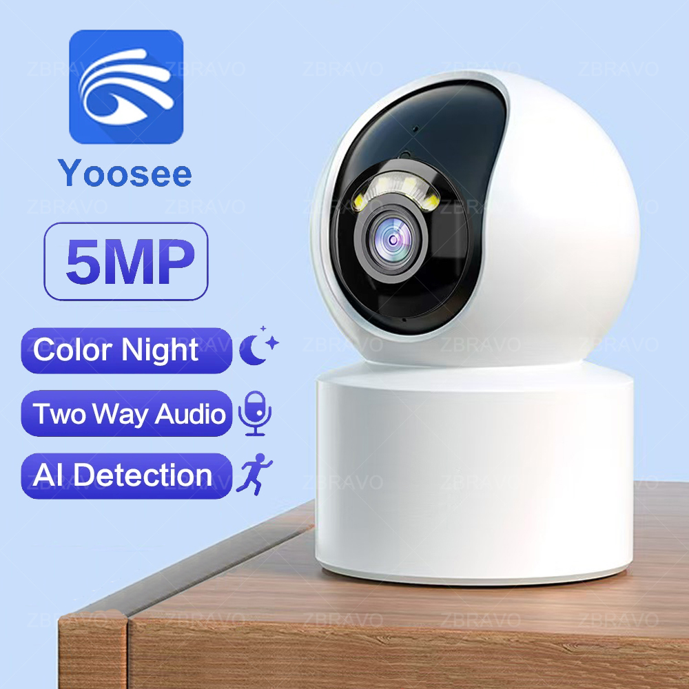 Home Security Ai - Yoosee 5mp wifi segurança ptz câmera