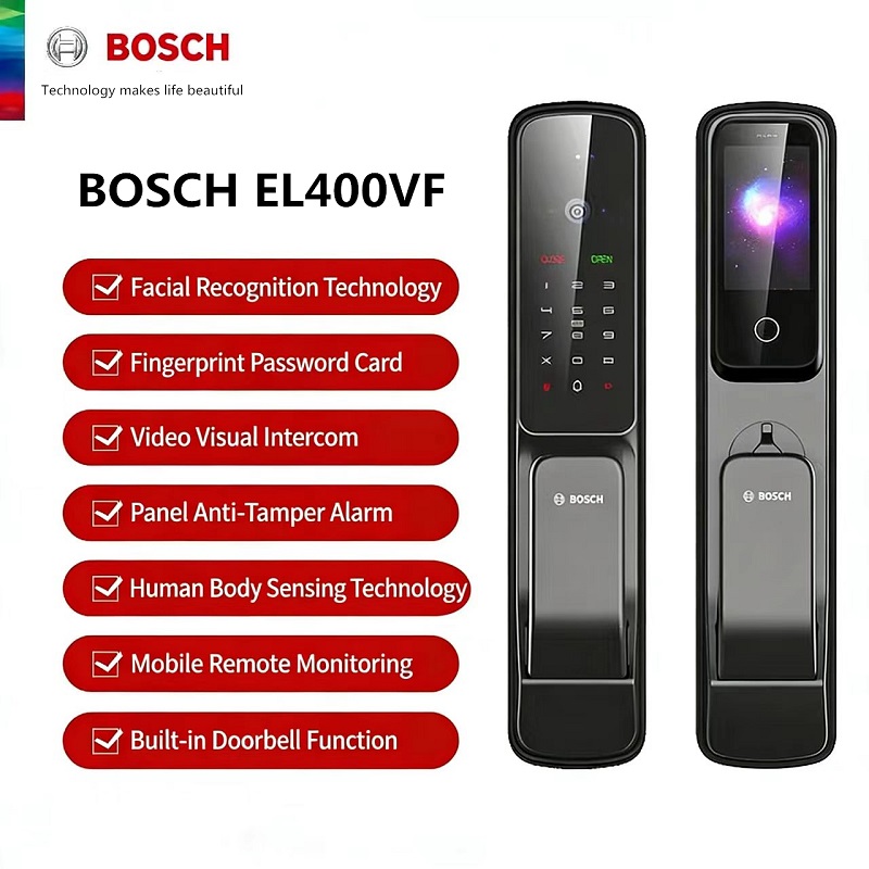 Door Lock Smart Keypad - Fechadura Inteligente Bosch EL400VF com Reconhecimento