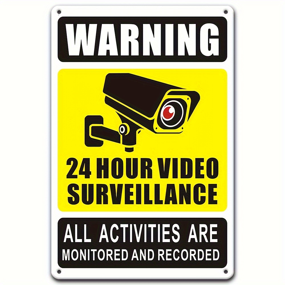 Home Security And Monitoring - Sinal de aviso de vigilância por