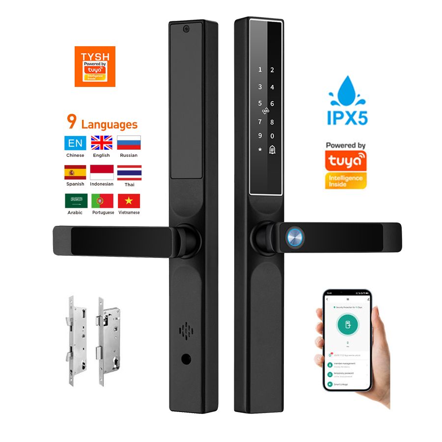 Door Lock Smart Keypad - Tuya app impressão digital fechadura da