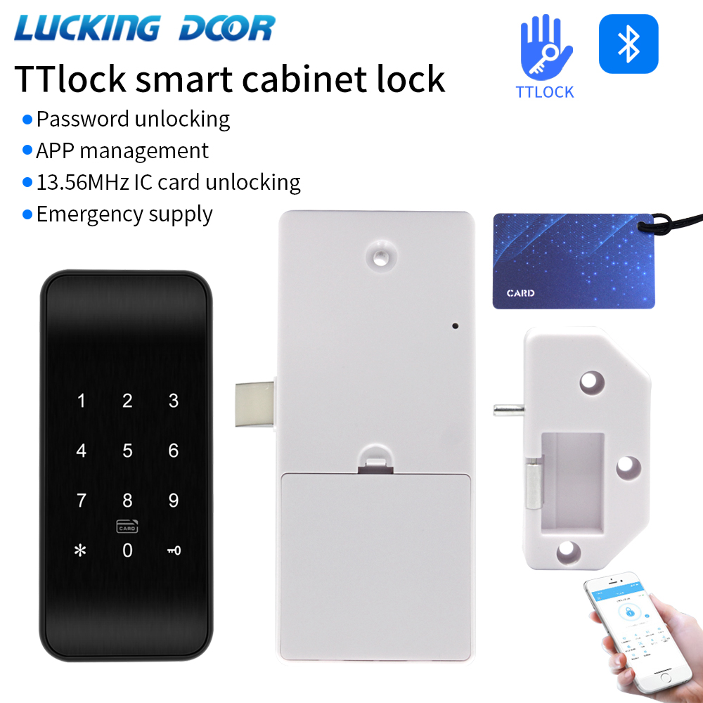 Door Lock Smart Keypad - Ttlock 13.56mhz fechadura de gaveta de