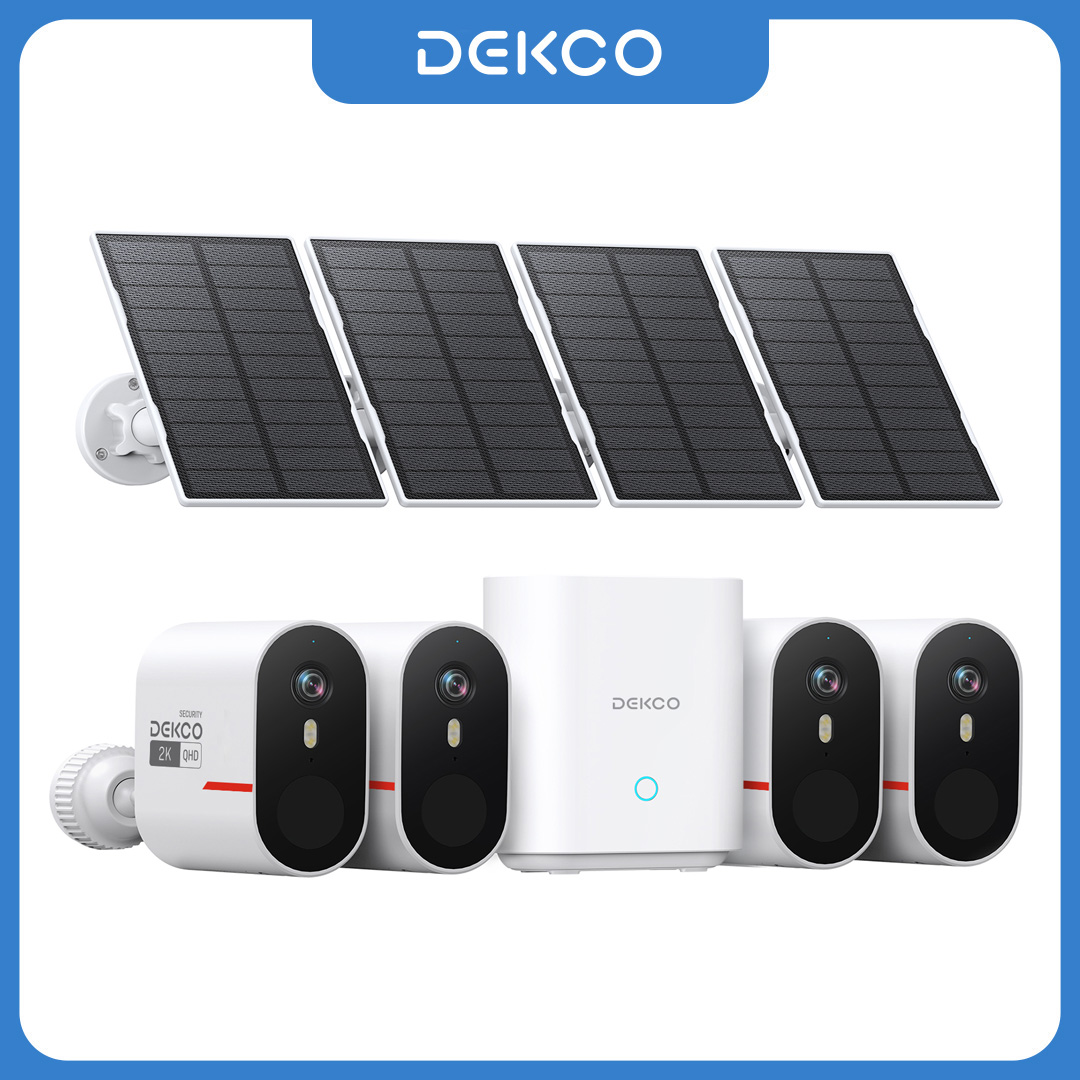 Camera Solar Wireless - Sistema de Câmera Solar WiFi Dekco