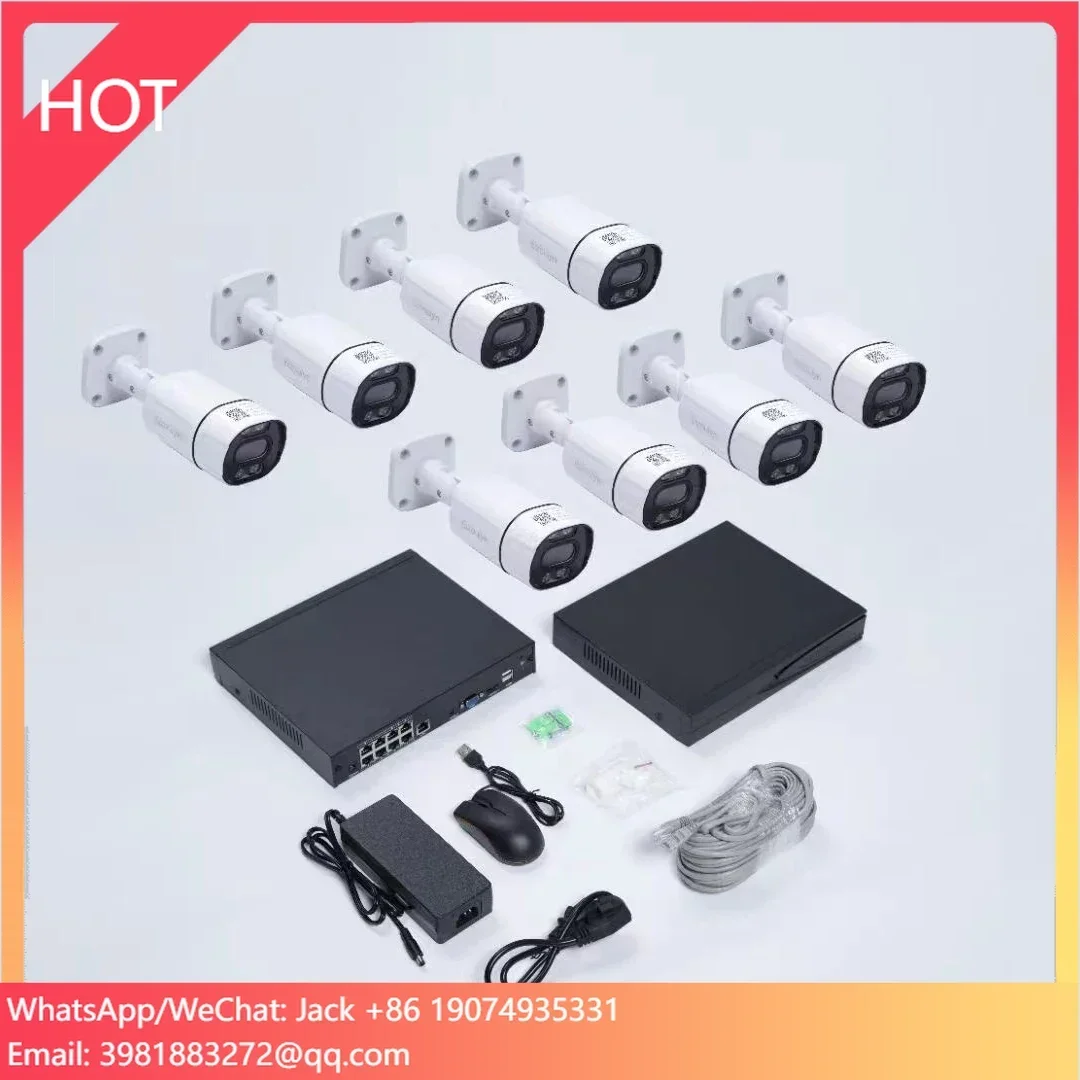 Nvr Kit 8 Channel - Kit NVR PoE 8CH 5mp H.265