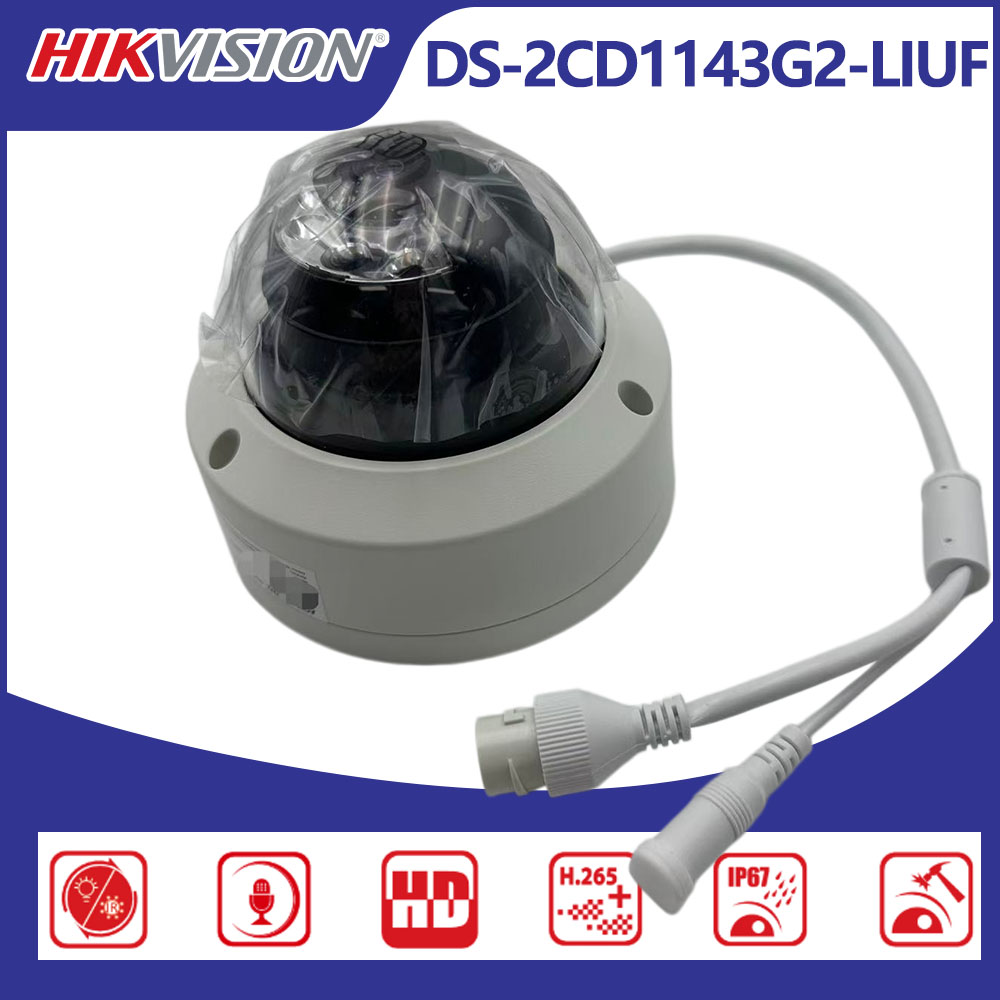 Home Security Hikvision - Câmera IP Hikvision DS-2CD1143G2-LIUF 4MP Smart