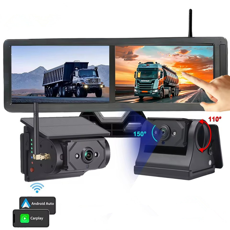 Camera Solar Wireless - Monitor Touchscreen de 15.6 Polegadas com