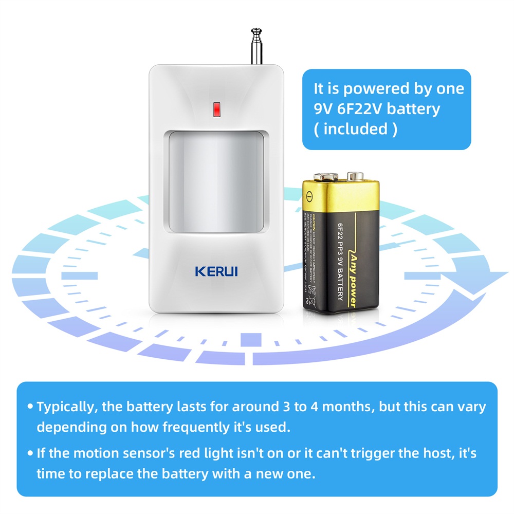 KERUI-Sem fio PIR Motion Senso - Home Security Ultimate avaliação e preço