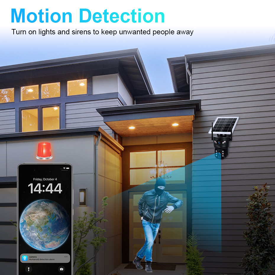 Câmera Solar KERUI 6MP 4G SIM  - Home Security Ultimate avaliação e preço