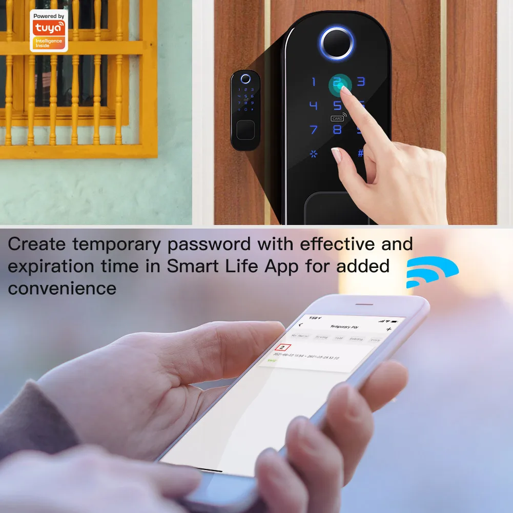 MOES-Smart Digital Door Lock c - Door Lock Smart Keypad avaliação e preço