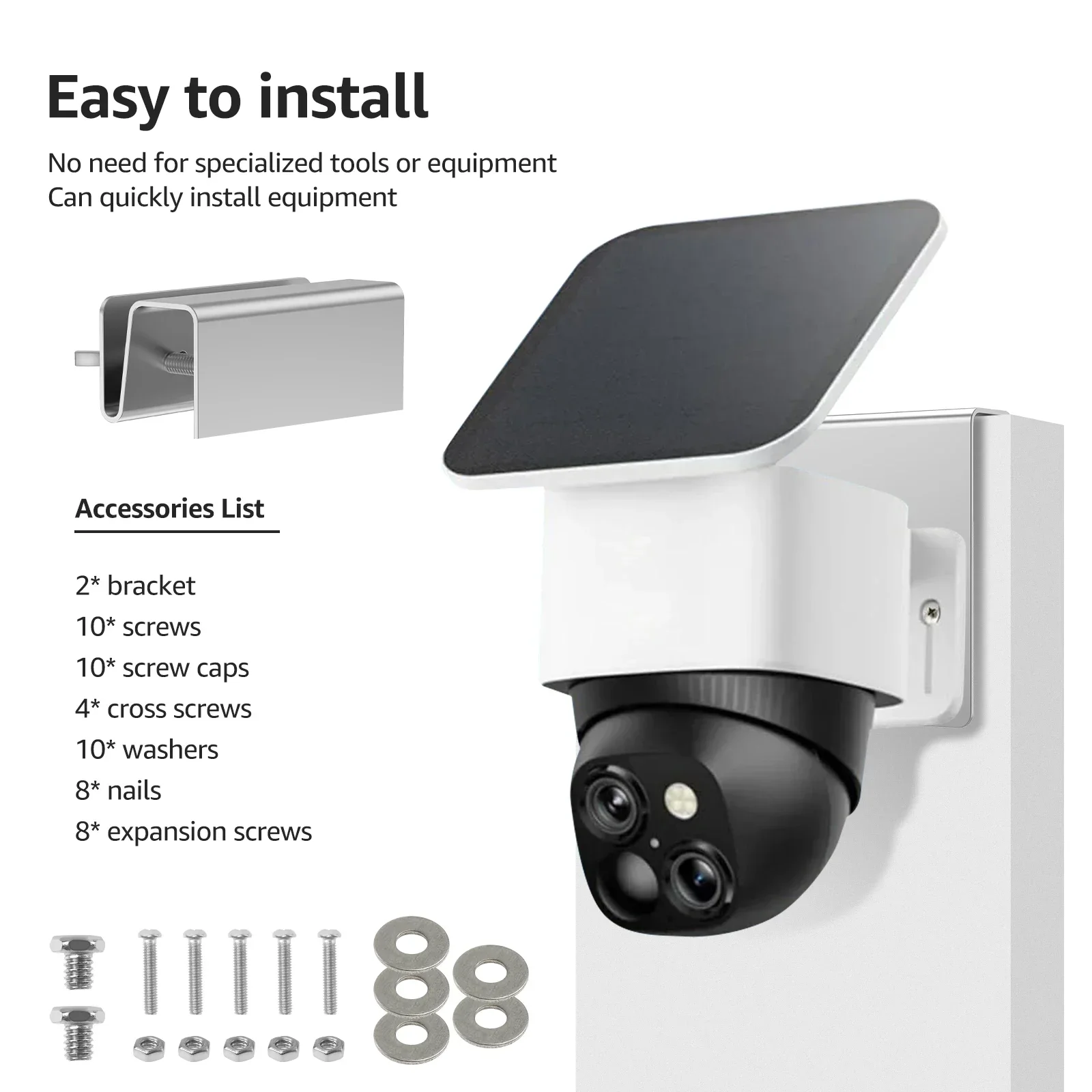 Suporte de parede para calha,  - Home Security Eufy avaliação e preço