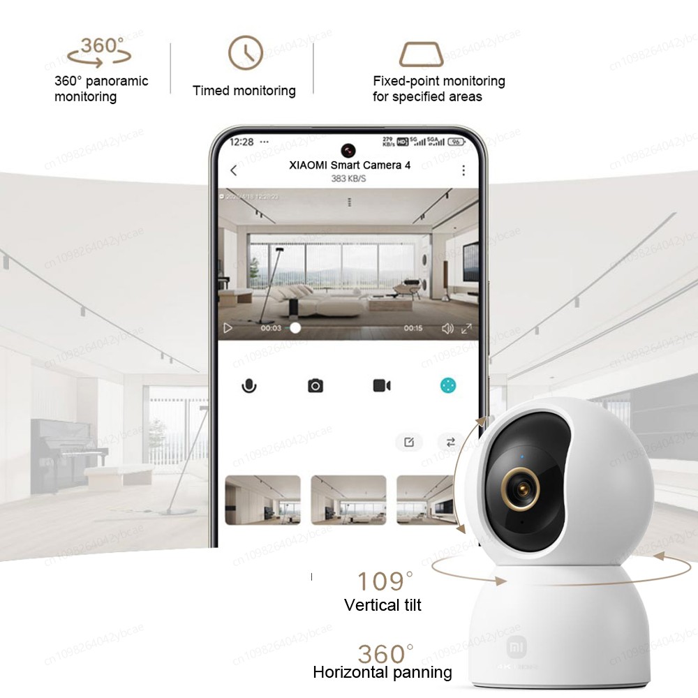 Câmera inteligente XIAOMI 4, W - Home Security Camera Xiaomi Mi 360 avaliação e preço