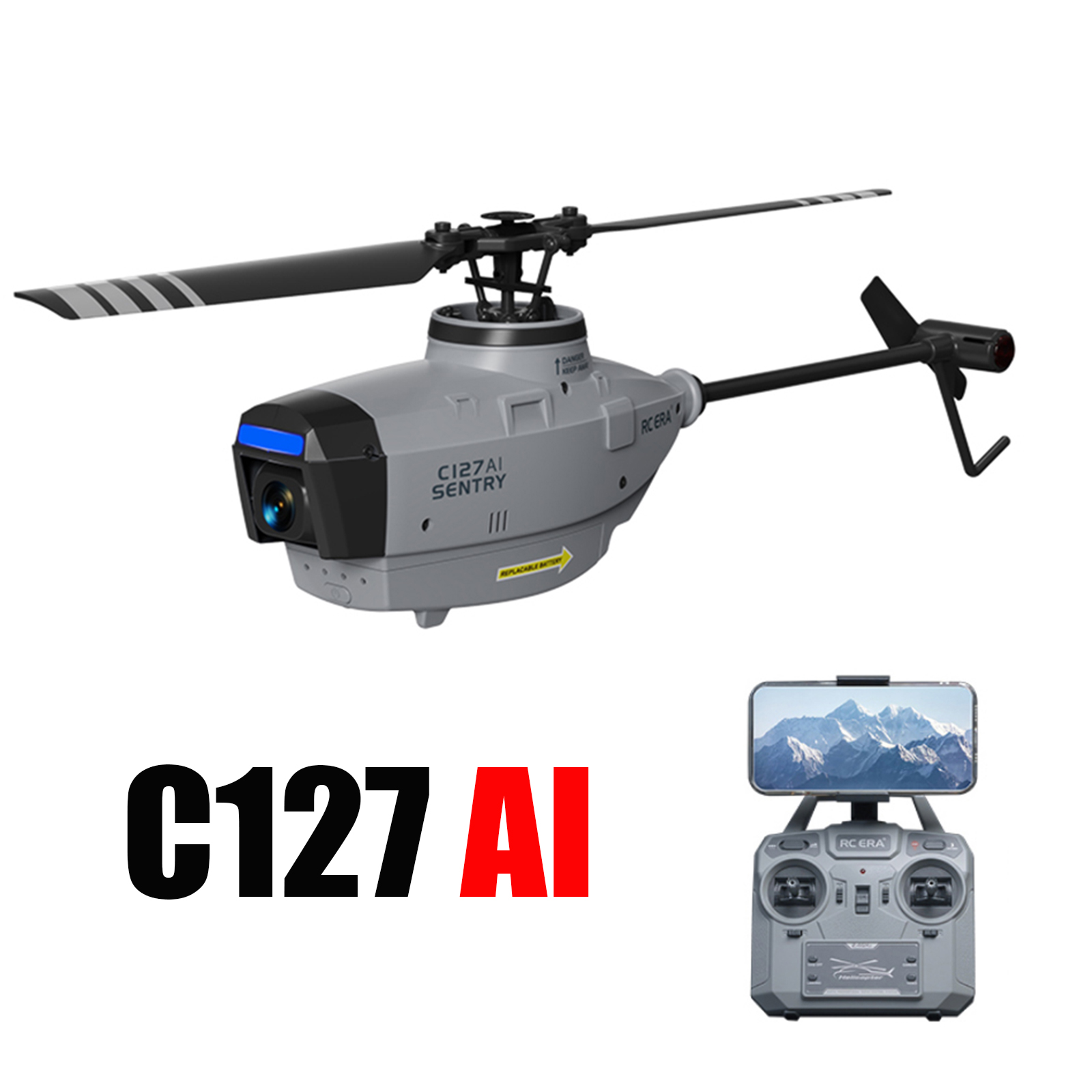 Rc era c127ai c127 c128 2.4g 6 - Home Security Ai avaliação e preço