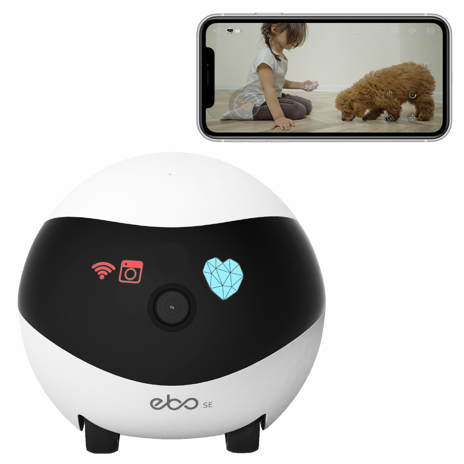 EBO SE Smart Home Robot Compan - Home Security Robot avaliação e preço