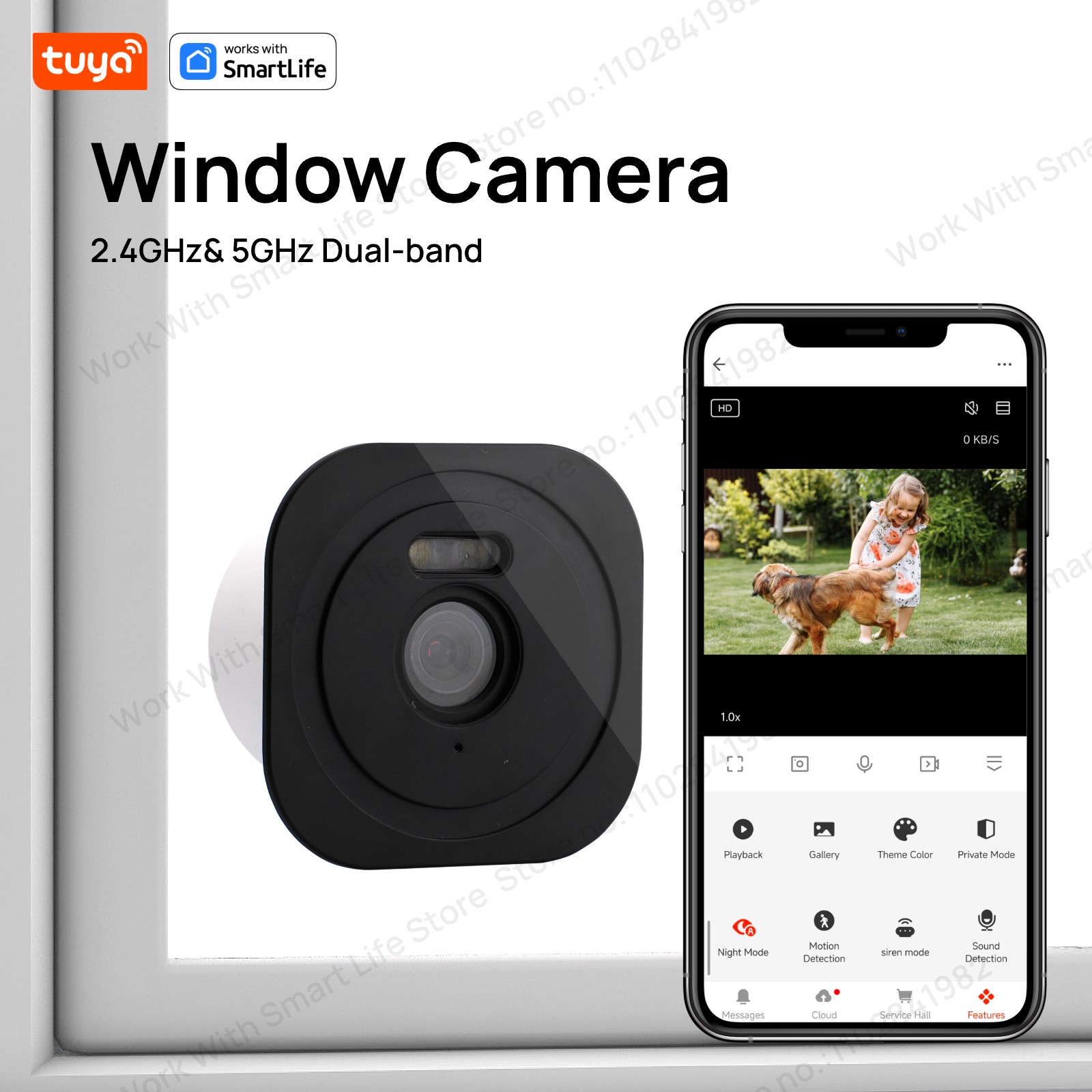 Câmera de janela tuya de 3mp 2 - Home Security Robot avaliação e preço