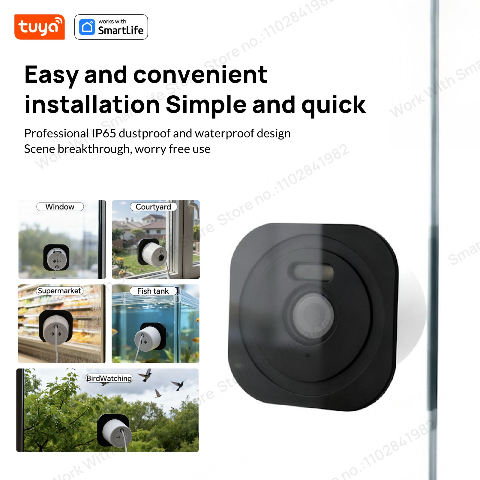 Câmera de janela tuya de 3mp 2 - Home Security Robot avaliação e preço
