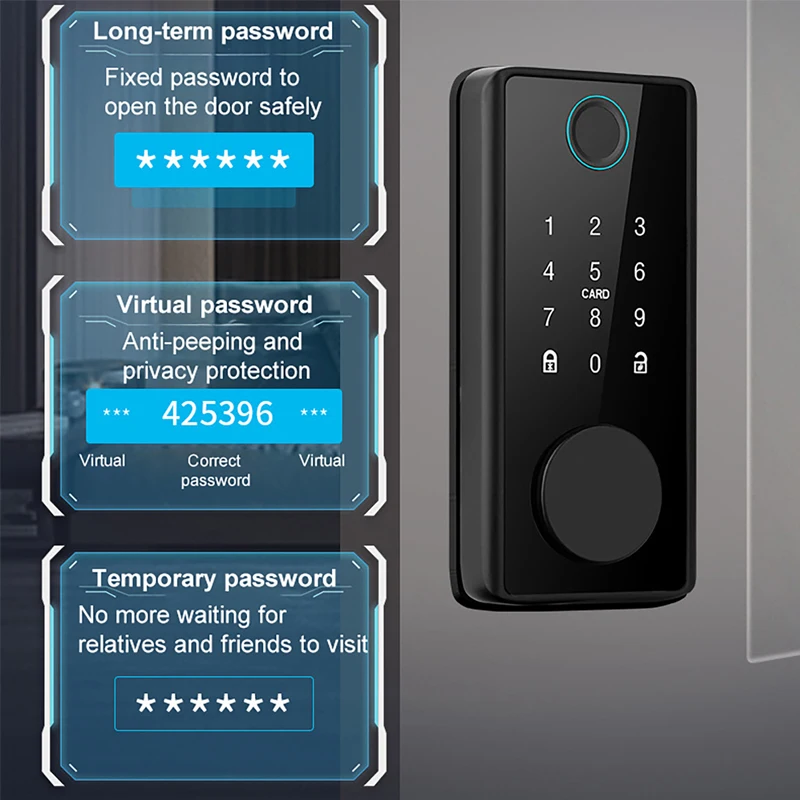 Fechadura inteligente com impr - Door Lock Smart Keypad avaliação e preço
