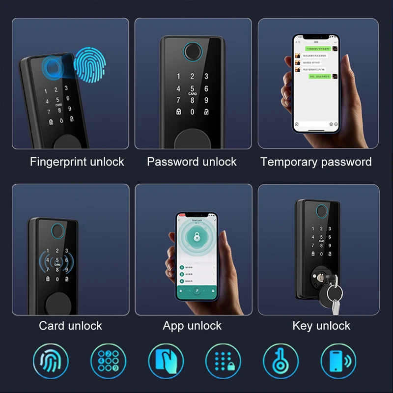 Fechadura inteligente com impr - Door Lock Smart Keypad avaliação e preço