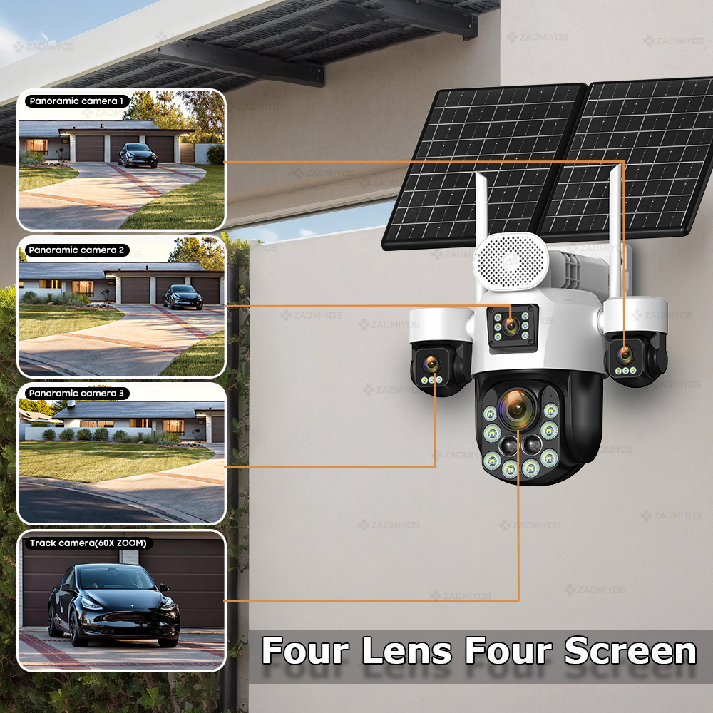 Câmera Externa 360 com 4 Lente - Home Security Ultimate avaliação e preço