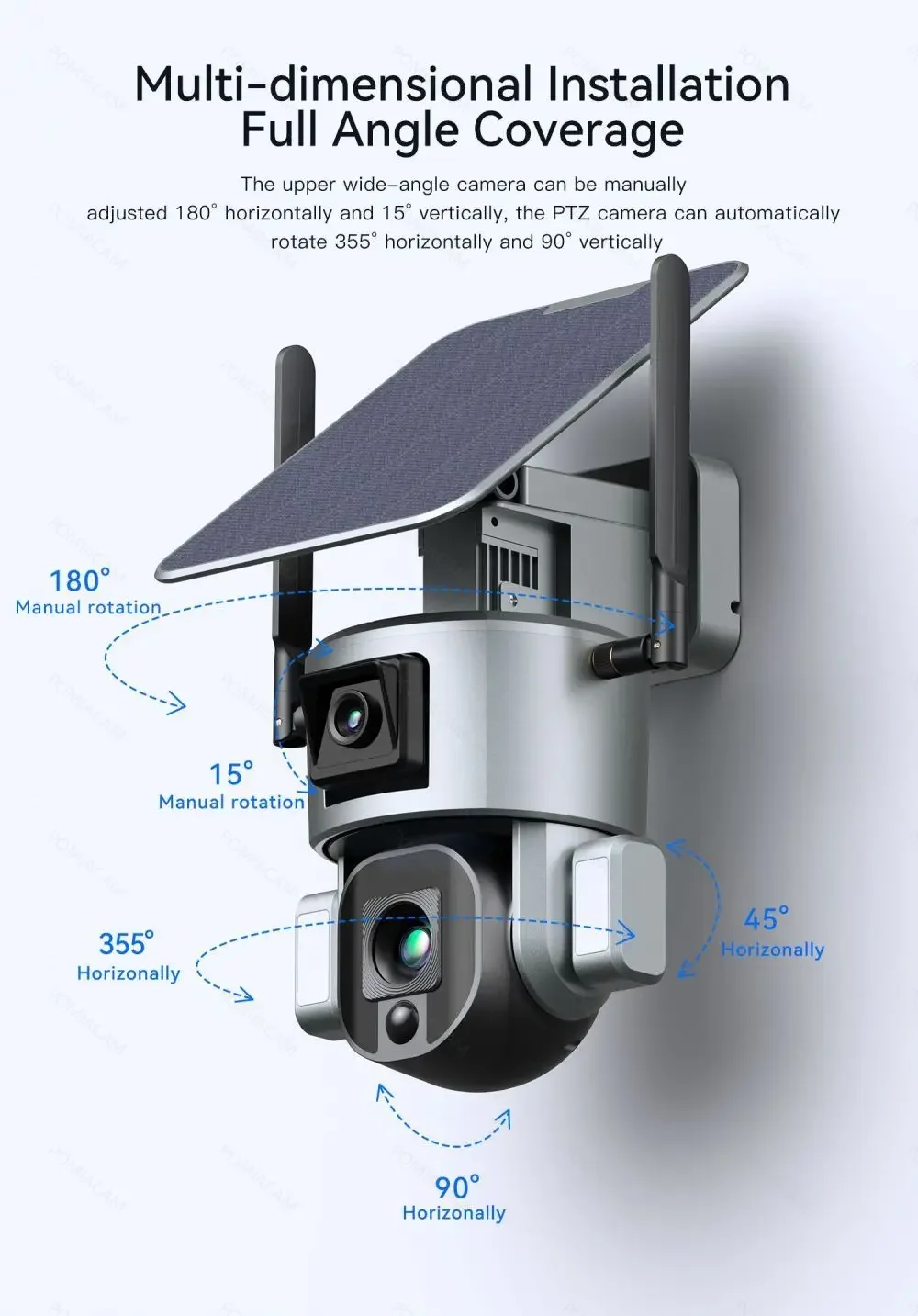 Câmera solar sem fio 4g, lente - Home Security Uk avaliação e preço