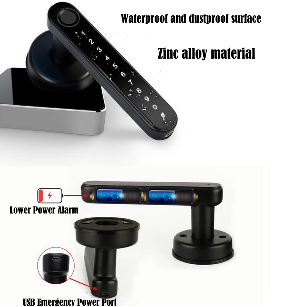 Ttlock inteligente bluetooth f - Door Lock Smart Keypad avaliação e preço