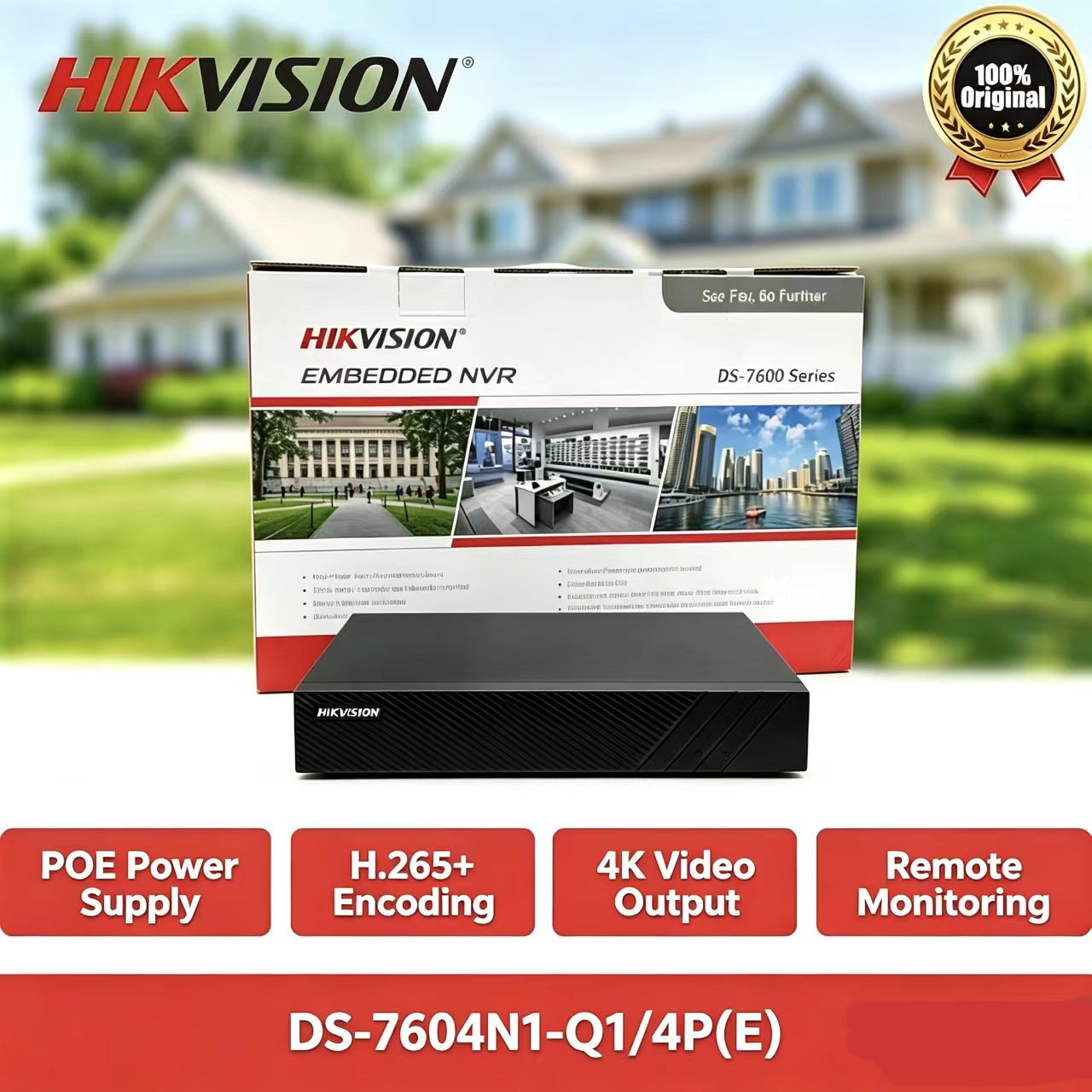Hikvision DS-7604NI-Q1/4P(E) 4 - Home Security Hikvision avaliação e preço