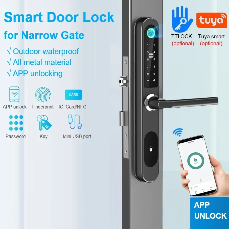 Ttlock/tuya fechadura intelige - Door Lock Smart Keypad avaliação e preço