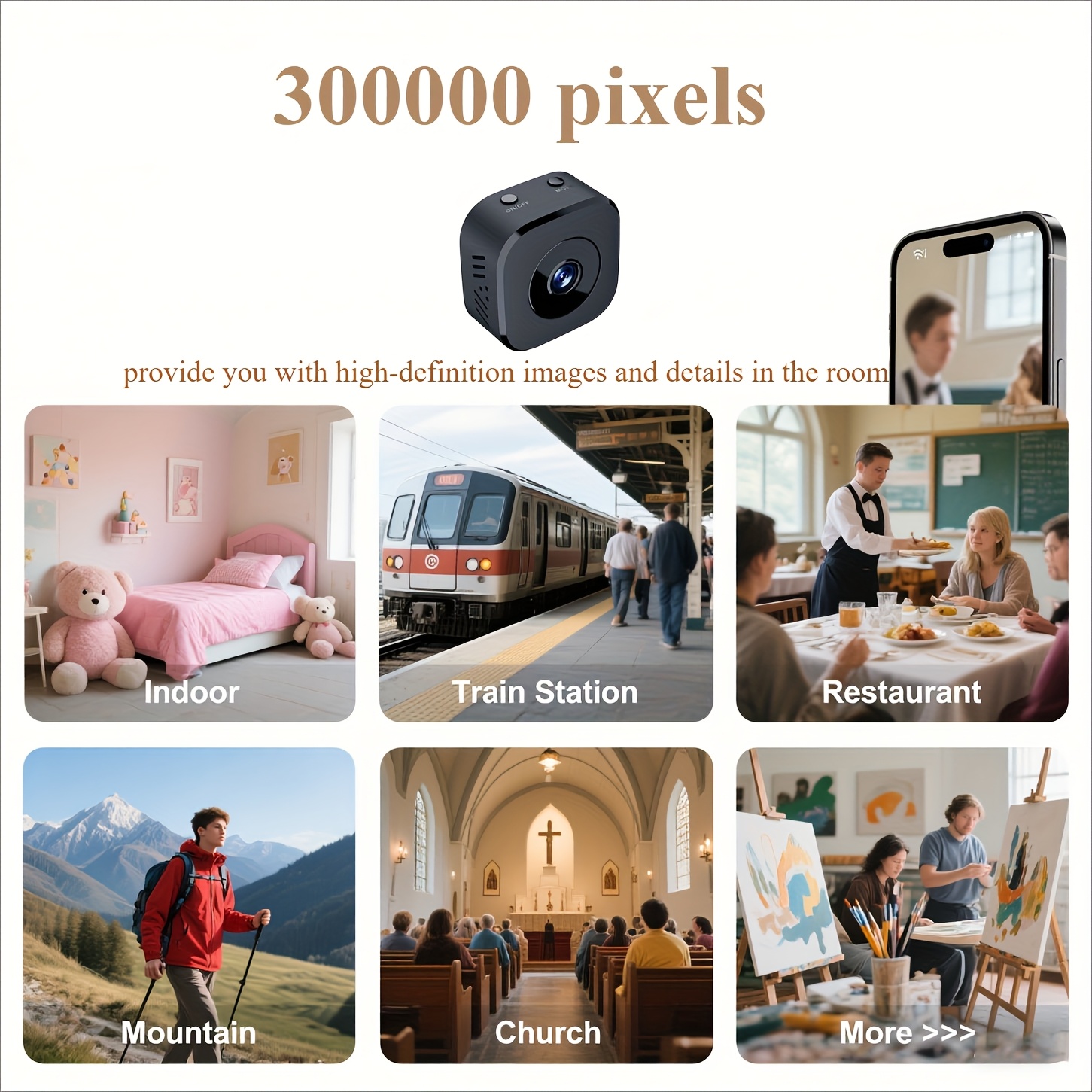 1080p hd mini câmera wi-fi seg - Home Security And Monitoring avaliação e preço