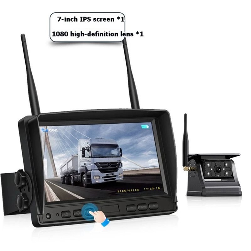Câmera de Ré Sem Fio A99E com  - Camera Solar Wireless avaliação e preço