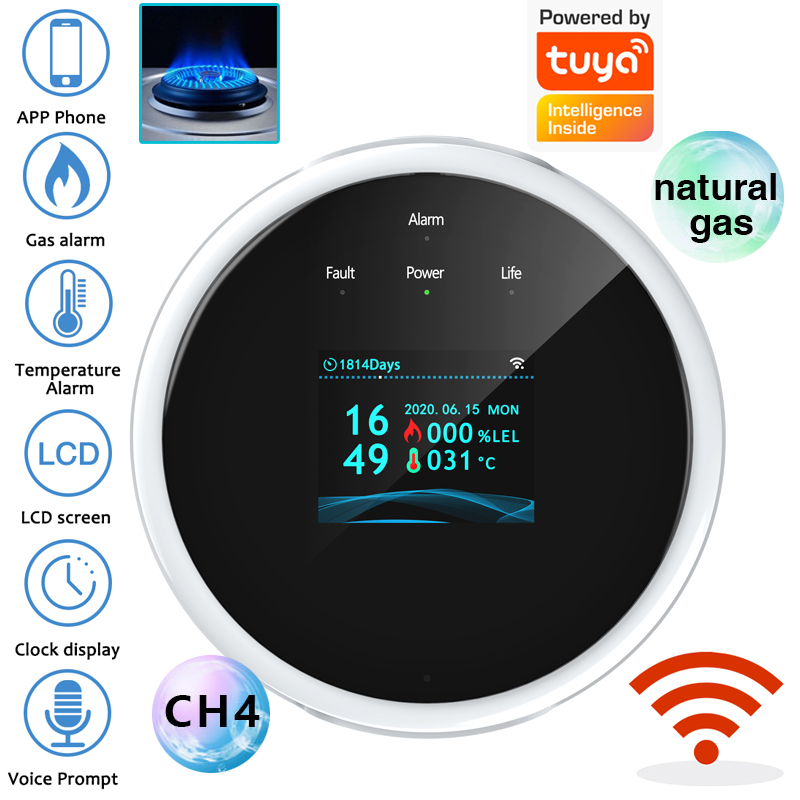 Sensor de Alarme de Gás WiFi 2 - Home Security Tools avaliação e preço