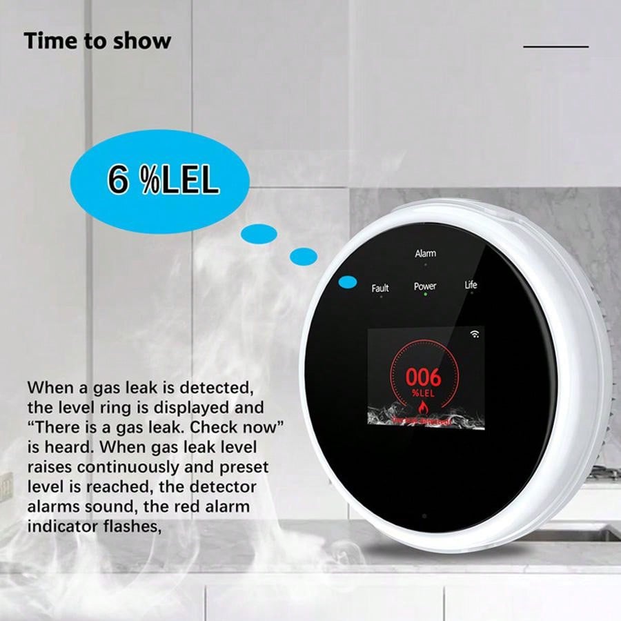 Sensor de Alarme de Gás WiFi 2 - Home Security Tools avaliação e preço