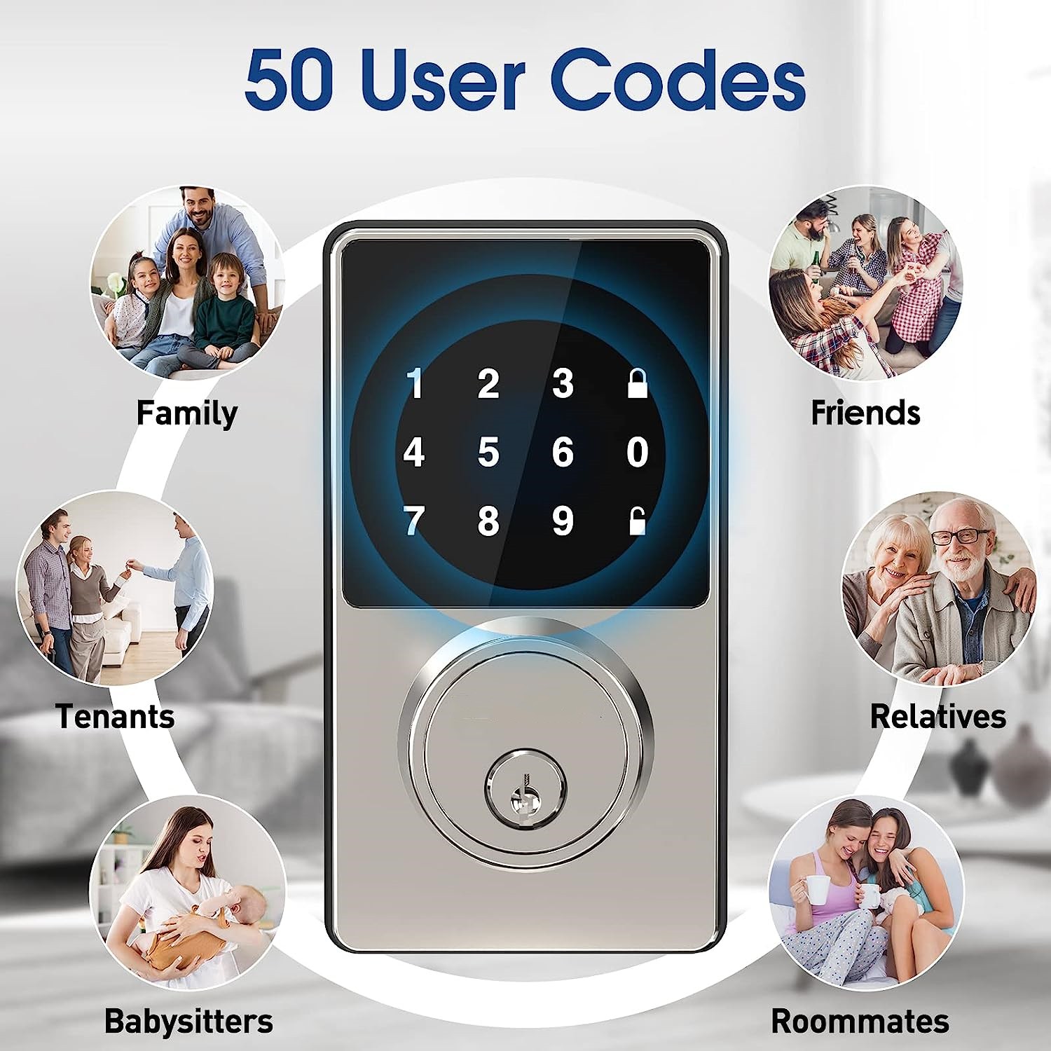 Fechadura inteligente com senh - Door Lock Smart Keypad avaliação e preço