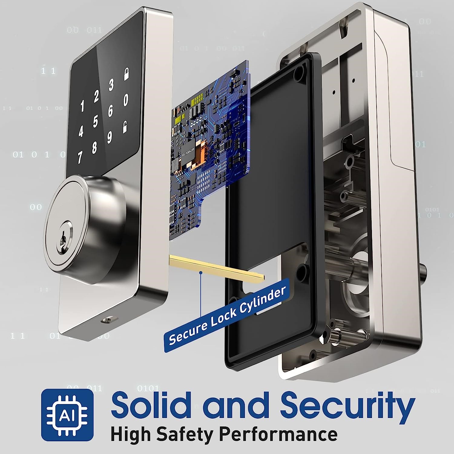 Fechadura inteligente com senh - Door Lock Smart Keypad avaliação e preço
