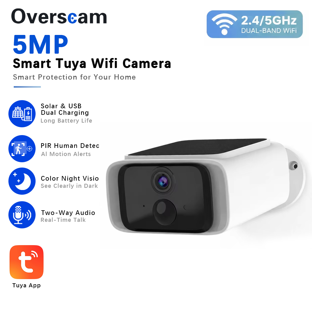 Câmera de Segurança Solar Tuya - Home Security Devices avaliação e preço