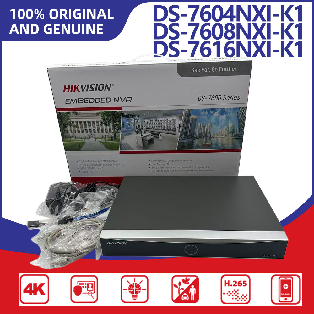 Hikvision DS-7604NXI-K1 DS-760 - Home Security Hikvision avaliação e preço