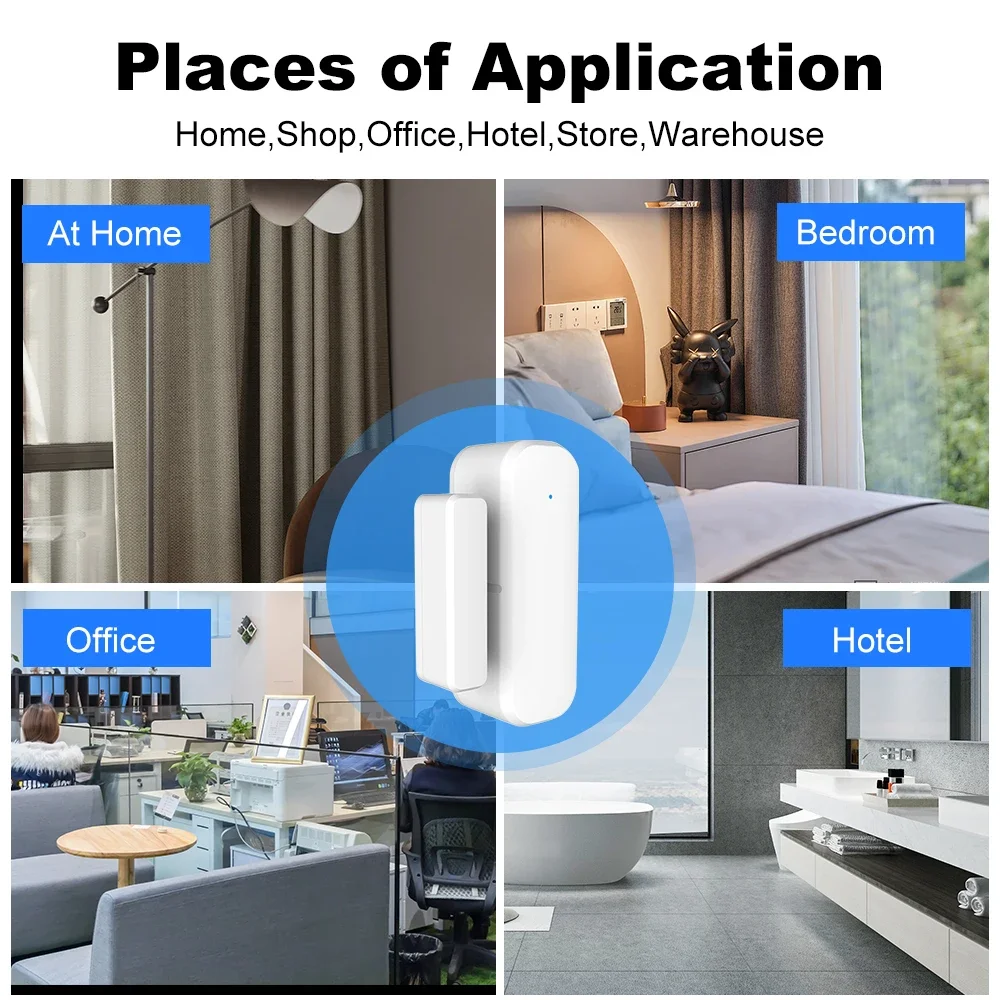 Sensor de Porta e Janela ZigBe - Home Security Tools avaliação e preço