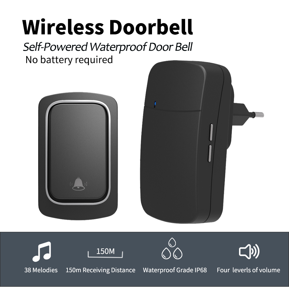Campainha sem fio, campainha d - Home Security Uk avaliação e preço